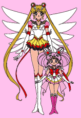 Eternal Sailor Moon & Super Sailor Chibi-Moon